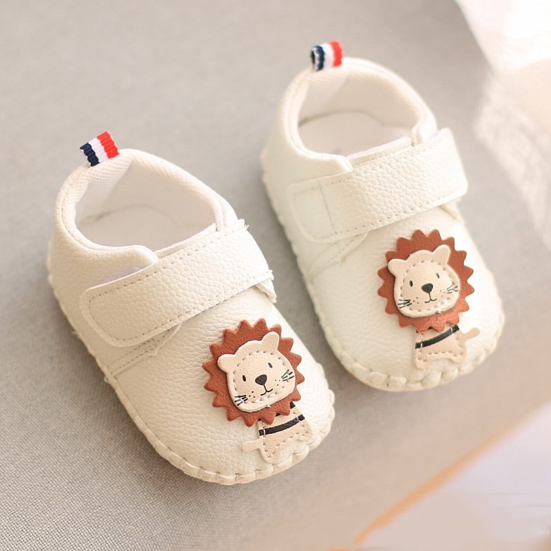 Sapatos De Leão Fofos Para Bebês Meninos De 1 Ano , Macios , Mocassins Infantis