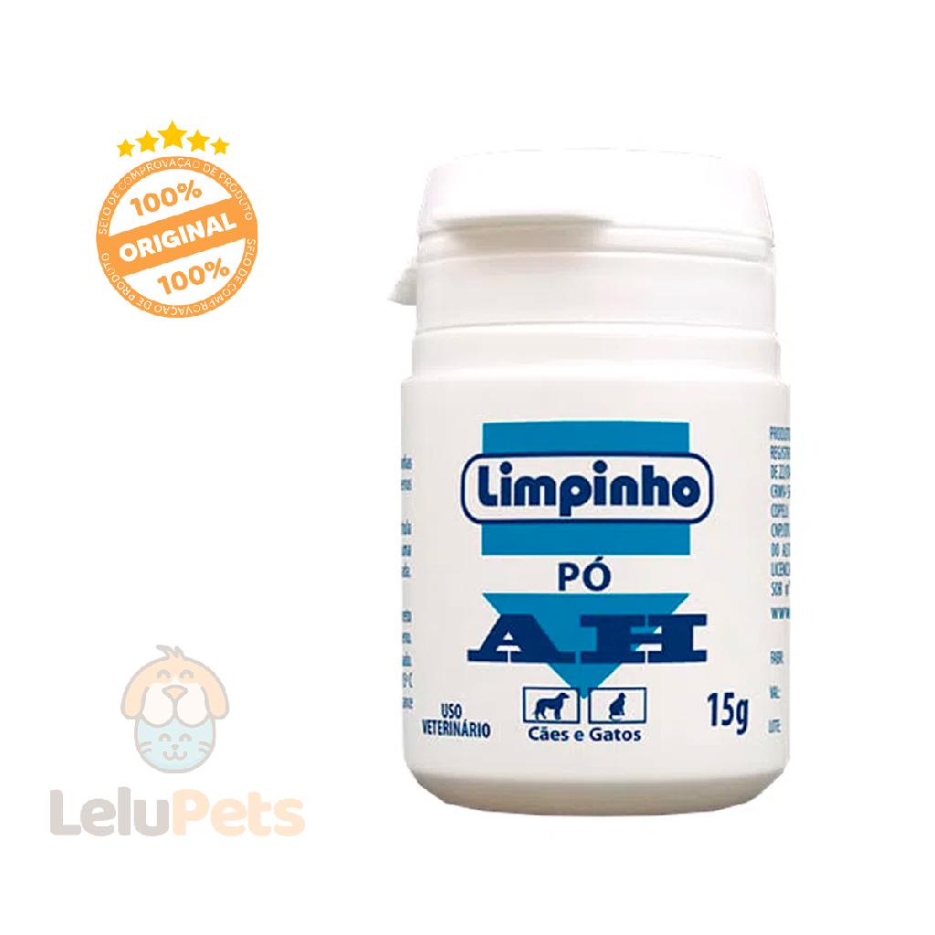 Limpinho Pó Antisséptico Ah Para Cães E Gatos 15g - Pets