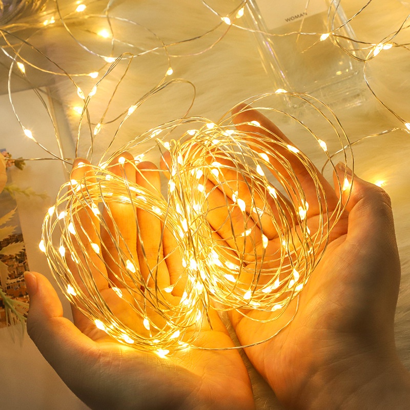 Luzes De Fio De Cobre À Prova D'água Decoração De Caixa De Presente