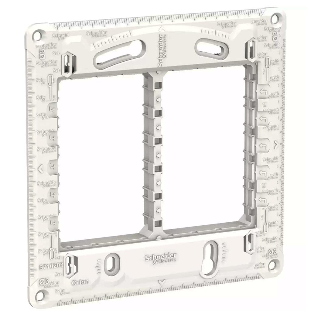 Suporte 4x4 Para 6 Modulos Orion Branco Schneider em Oferta na Shopee