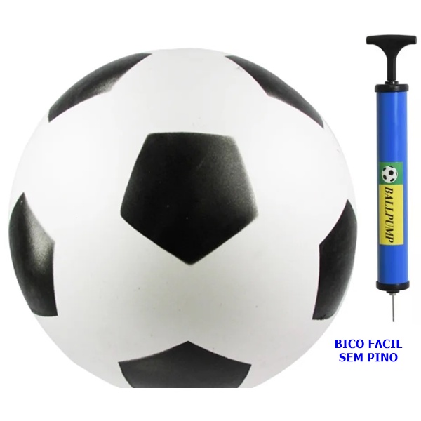 10 Bolas Dente  Leite Vinil Futebol Festa 22cm (Vazias) Leve