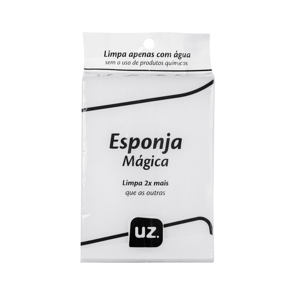 Esponja Mágica Bucha Buchinha Tira Manchas Limpeza Profunda Azulejo Rejunte Tênis UZ7025 - Branca