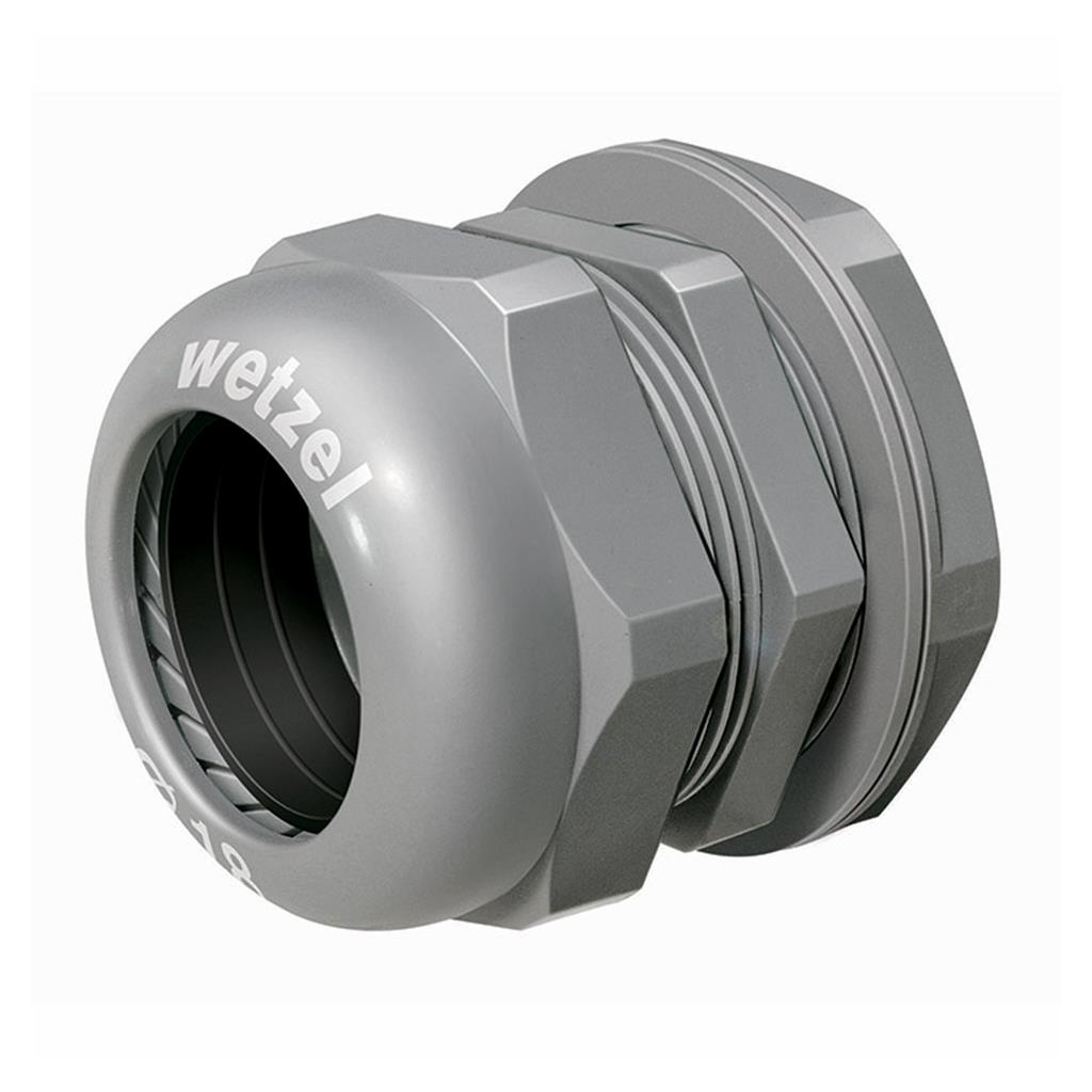 Prensa Cabo Nylon Cinza Bsp 1/2 IP68 Curta Wetzel em Oferta na Shopee