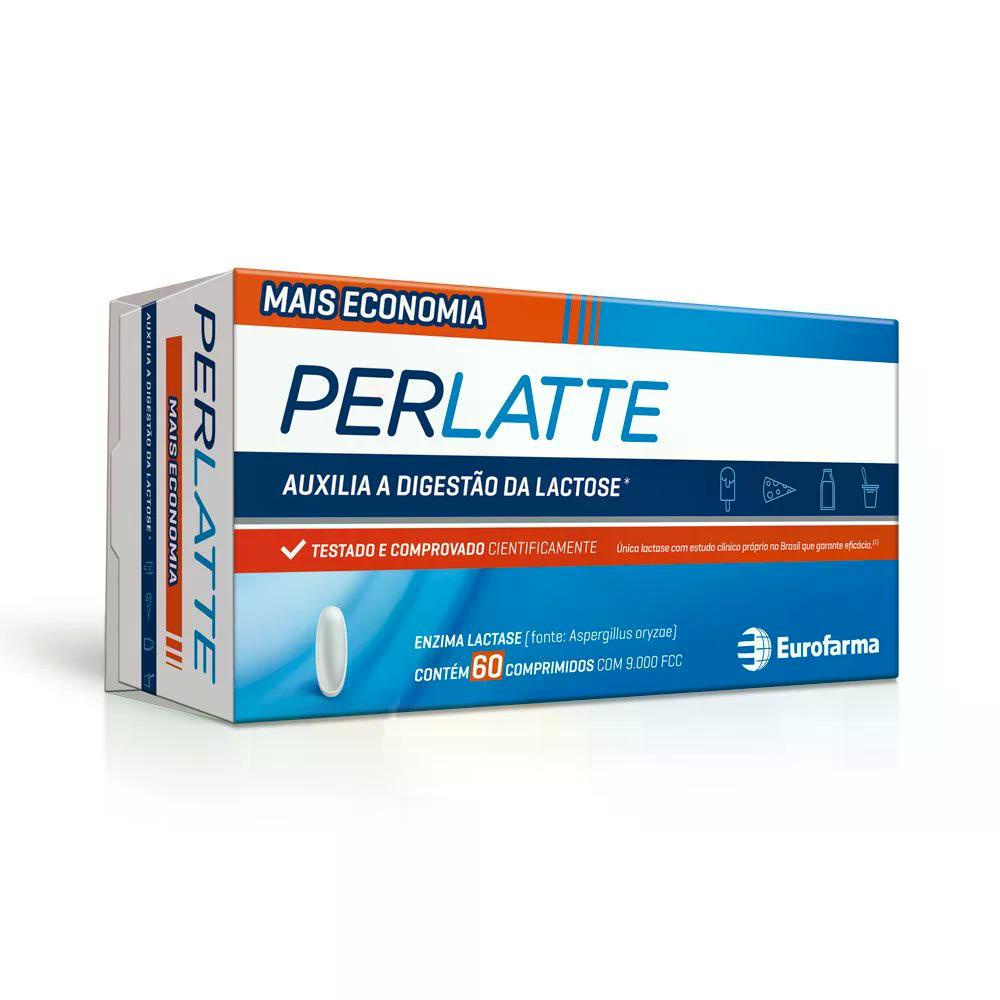 Suplemento De Lactase Perlatte 9.000FCC 60 Comprimidos em Oferta na Shopee