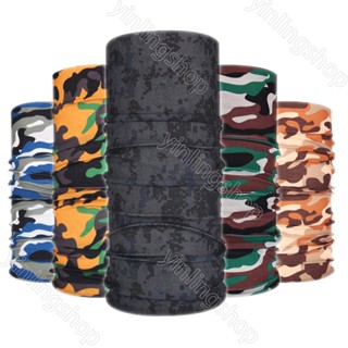 Camuflagem Anti-Pó UV Buff Bandana Head Scarf Face Mask Motocicleta Máscara Esportiva De Pesca Fita De Cabeça