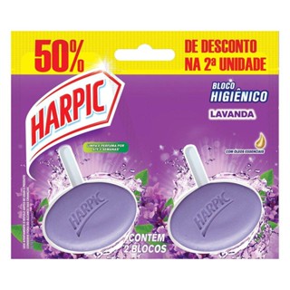 Bloco Sanitario Solido Harpic 26G Lavanda Com 50%Off