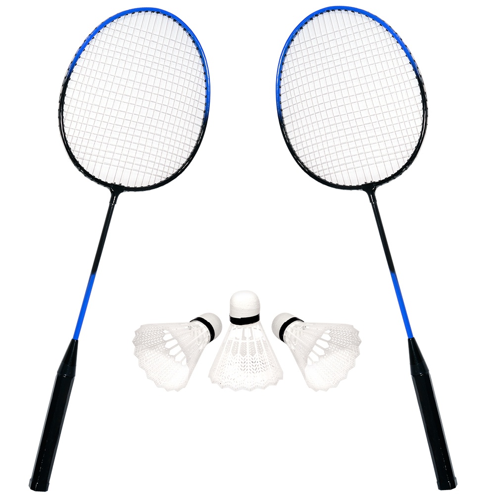 Kit Badminton 2 Raquetes + 3 Petecas + Bolsa 831684 - Art Sport