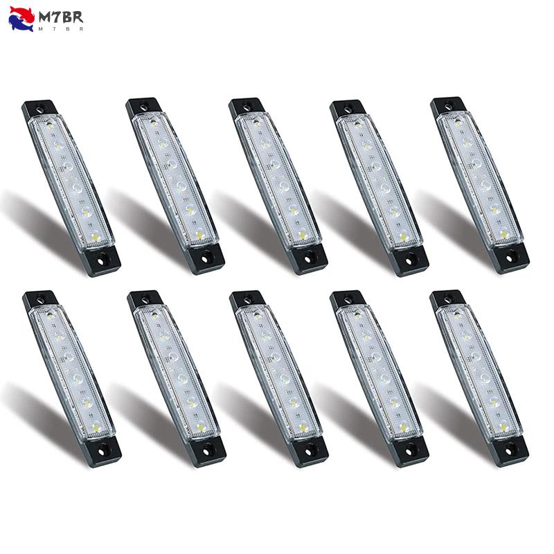 10 Pcs Luzes De Barco Marítimo , 12V 24V À Prova D'água Faixa De Navegação Interior Luz De Deck Transom Step Cockpit Lighting , E