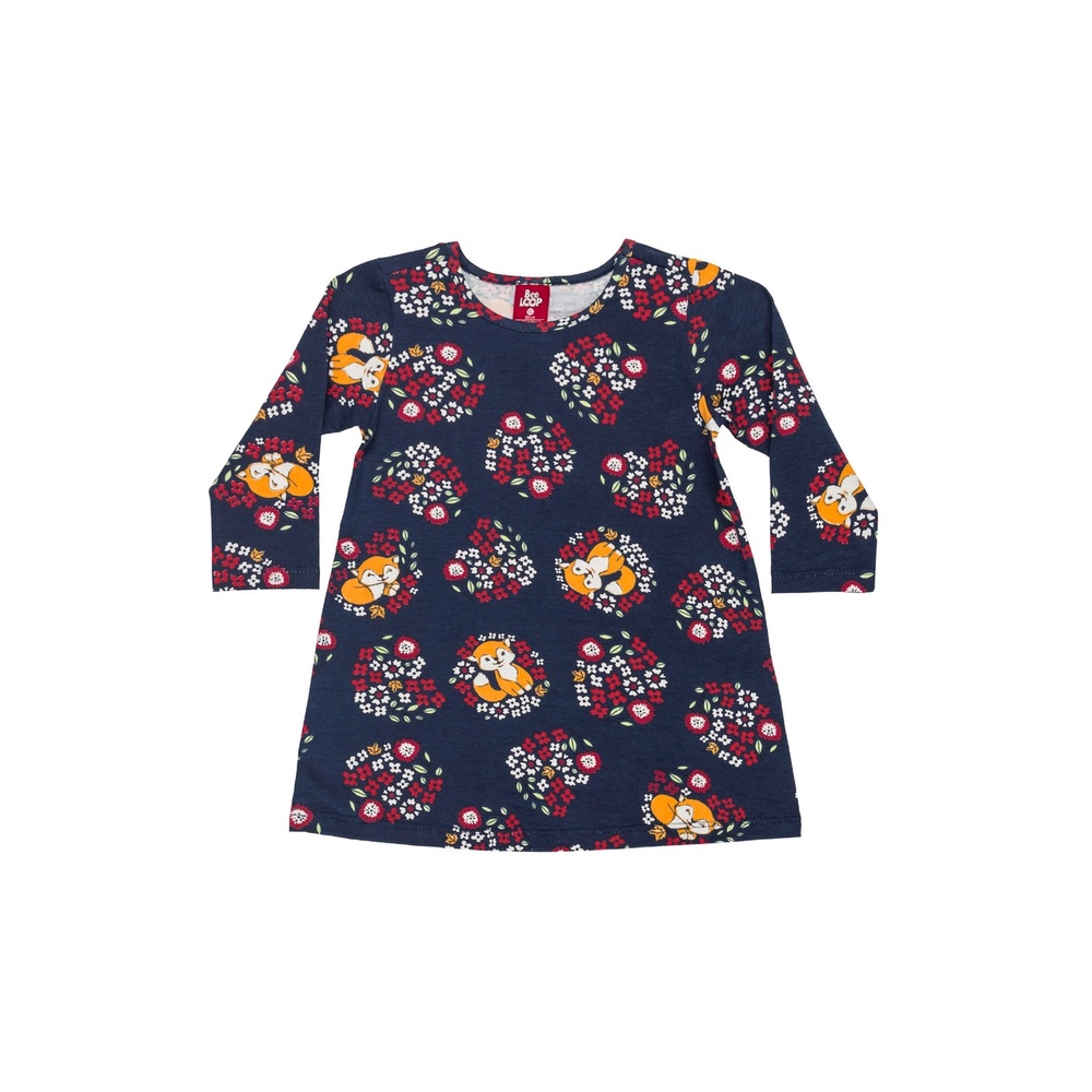 Vestido manga longa em Cotton para Bebês Bee Loop - Baby & Kids Fashion
