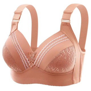 Mais Tamanho Roupa Íntima Feminina Não Magnética Sem Fio Push up E Anti-Sagging Breast Holding Beauty Back Women