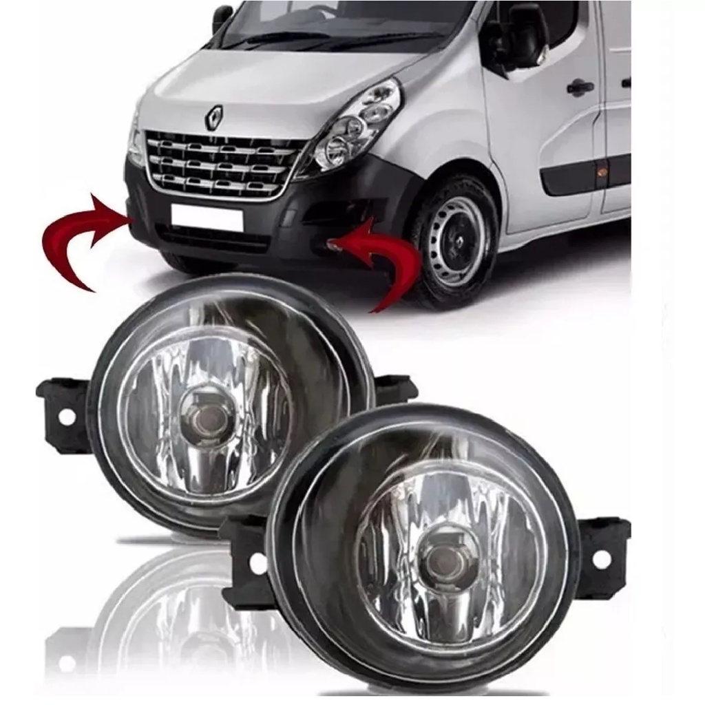 Par Farol De Milha Auxiliar Master 2013 2014 2015 2016 2017 2018 2019 Lente de Acrílico