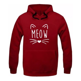Moletom Blusa De Frio Feminino Masculino Gato Meow Gatinho