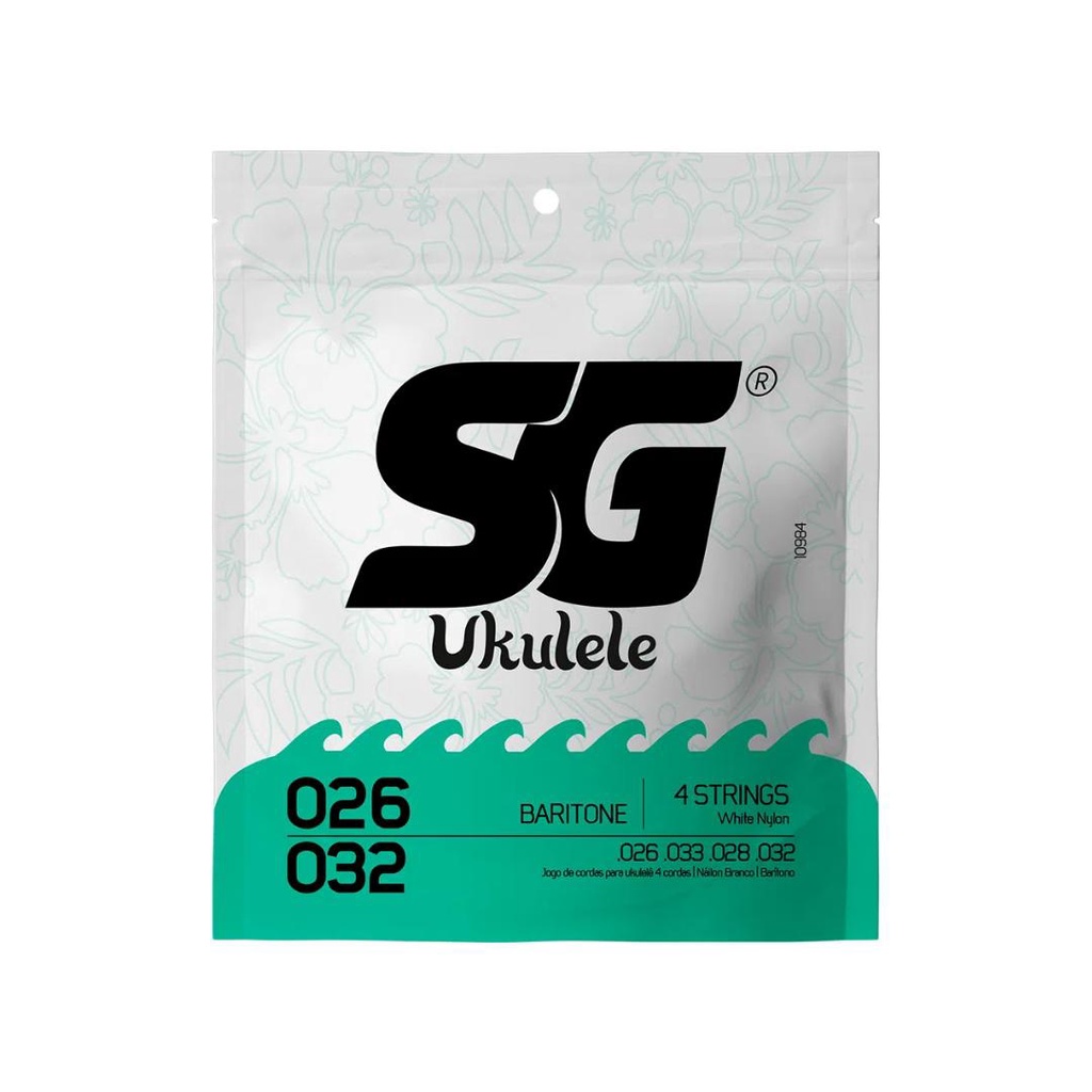 ENCORDOAMENTO NYLON BRANCO P/UKULELE BARITONO 0.026 SG 10984