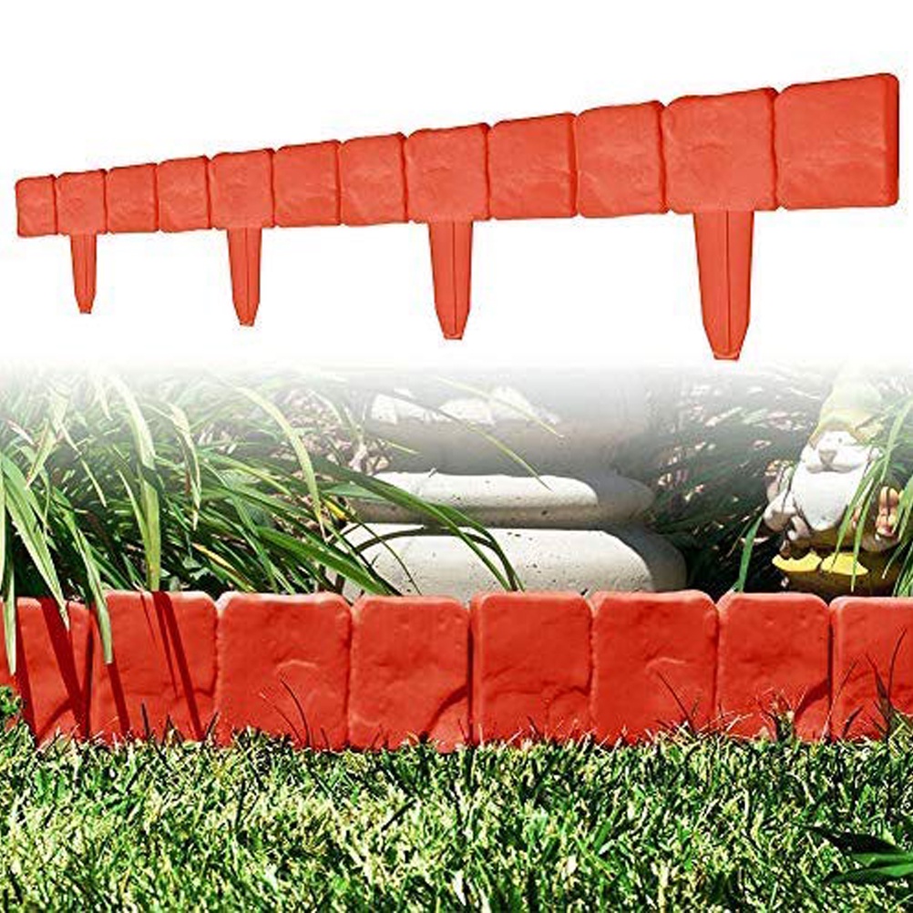[EPAY] 30 Peças De Borda De Paisagem De Plástico Para Cerca De Jardim Decorativa De Gramado