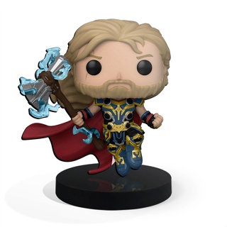 Totem Pequeno Boneco Thor Amor e Trovão 7cm + Base em Oferta na Shopee