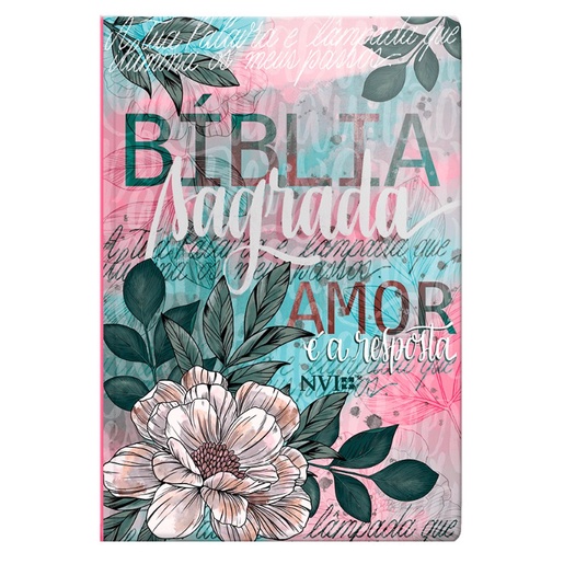 Bíblia Sagrada NVI | Flor Artística | Capa Especial em Oferta na Shopee
