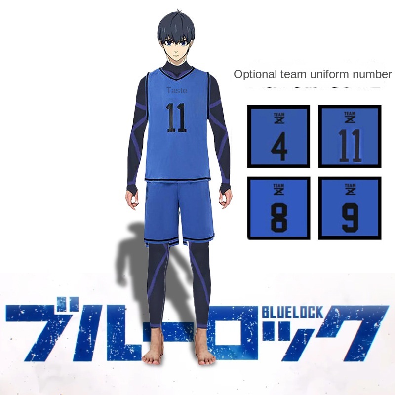 BLUELOCK Blue Prison Jersey Cos Jie Shi Yi Bee Music Back Thousand Cut Leopard Ma Guo Shen Lian Jie Shi Yi Cos