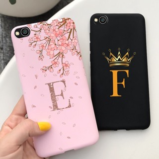 Estojo Para Xiaomi Redmi GO Redmigo G O 2019 Crown Letter Flower Silicone À Prova De Choque De Capa Macia Telefone