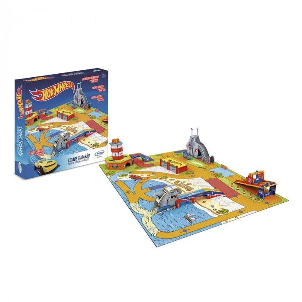 Jogo Hot Wheels Cidade Tubarão - Xalingo