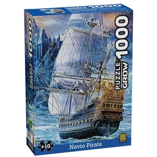 Puzzle Navio Pirata 1000 Peças - Grow em Oferta na Shopee
