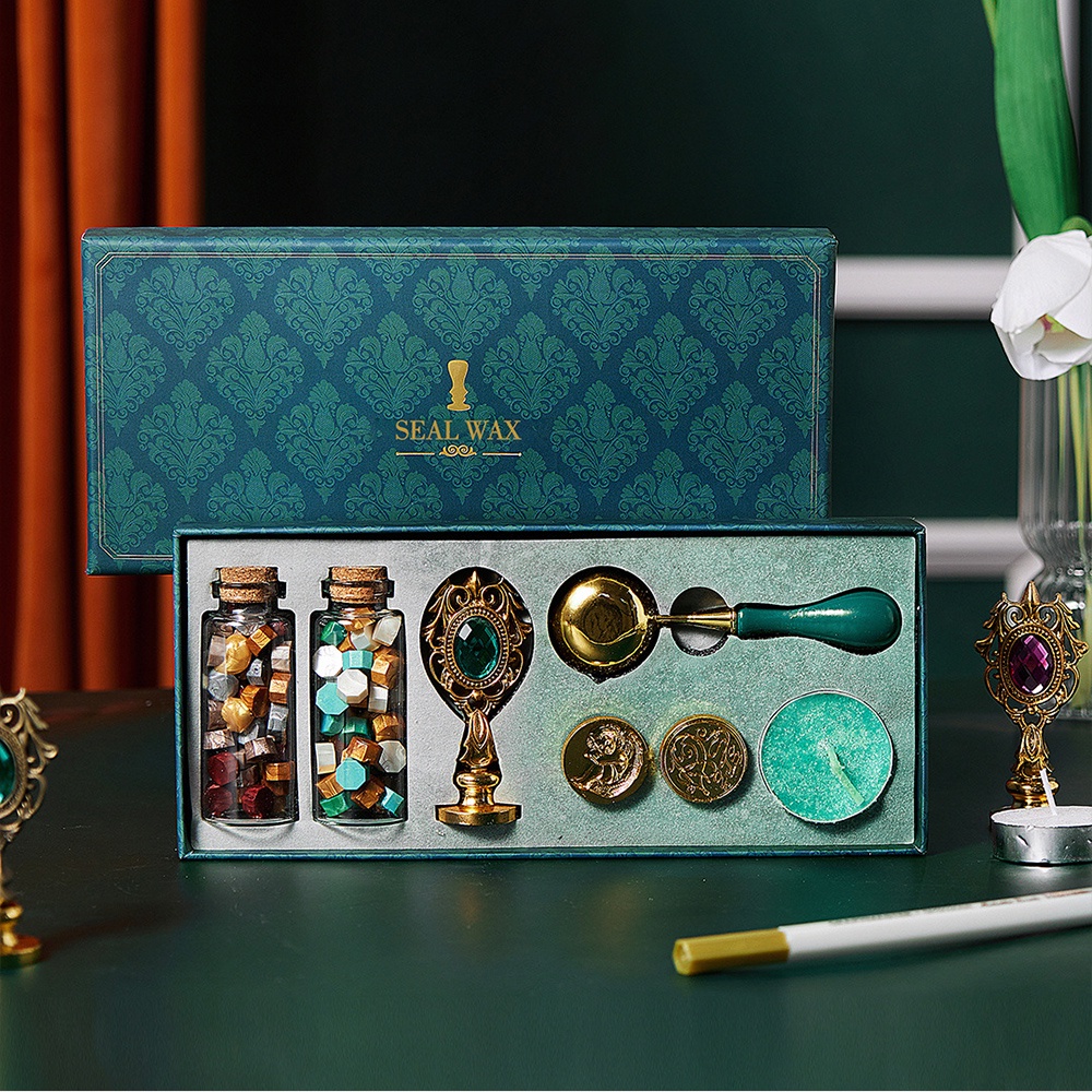 Criativo Constelação Cera Laca Granulado Conjunto De Caixa De Presente Selada Envelope Suprimentos Artesanais em Oferta na Shopee