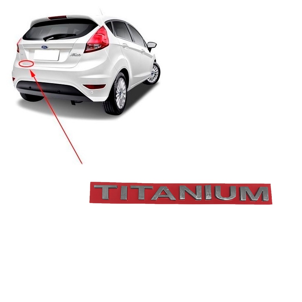 Emblema Titanium da Tampa Ka Fiesta Focus Fiesta