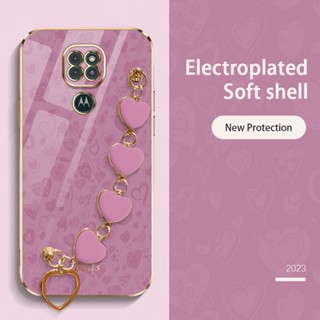 Estojo Macio De Proteção Para Câmera Eletroplatada De Luxo Motorola Moto G9 G9 Play G9 Plus + G9 Power Goddess Style