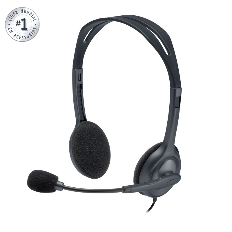 Headset P3 H111 Stereo Logitech em Oferta na Shopee