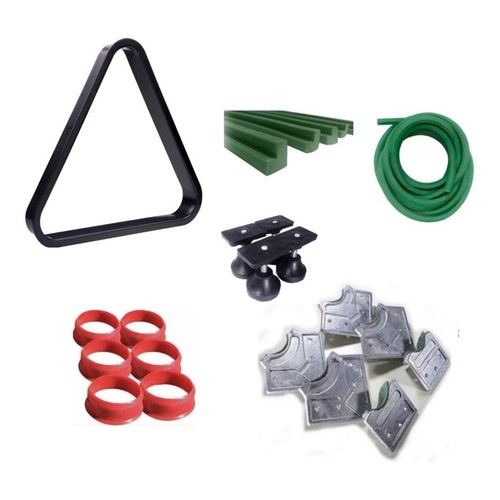 Kit Caçapa Uber+Caçapa Plás+Pé Nivelador+Borracha L+Triângul