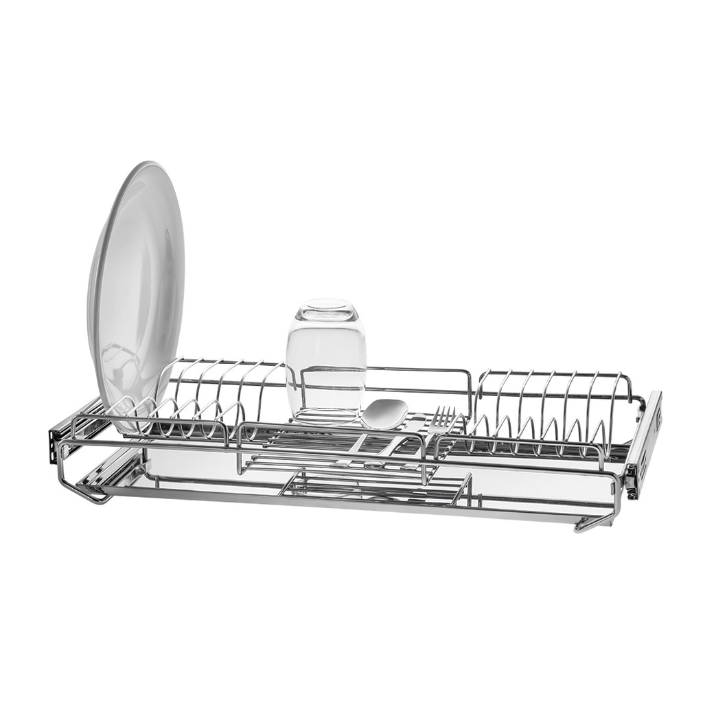 Escorredor De Louça Aéreo Embutido Bandeja Inox 67cm Schmitt