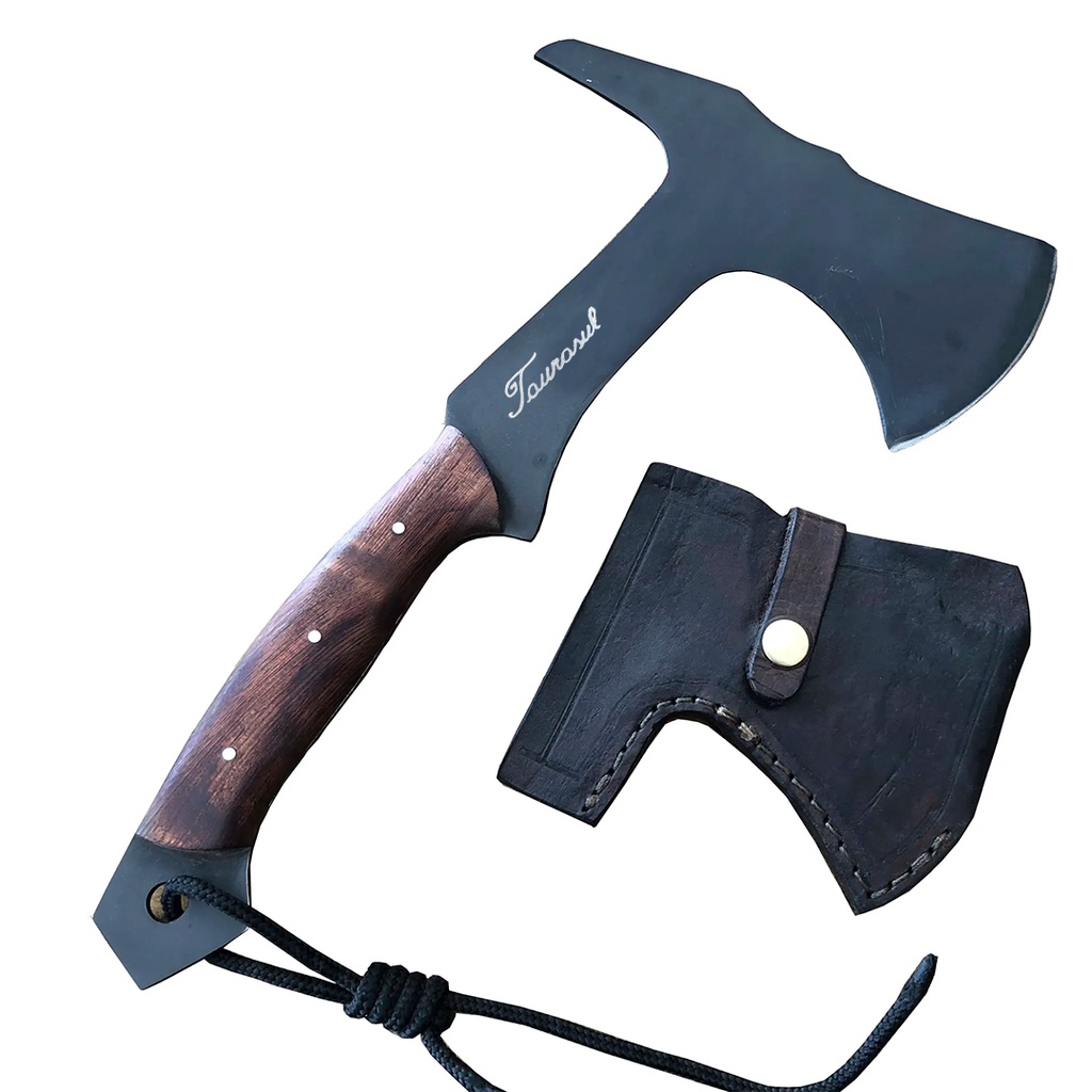 Machadinho Tomahawk,  Aço Carbono fosfatizado 12"  Acampamento