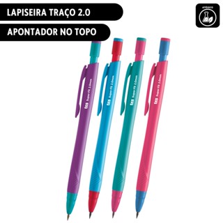 Lapiseira 2.0 Super Fit Traço Reforçado Apontador Topo Tris