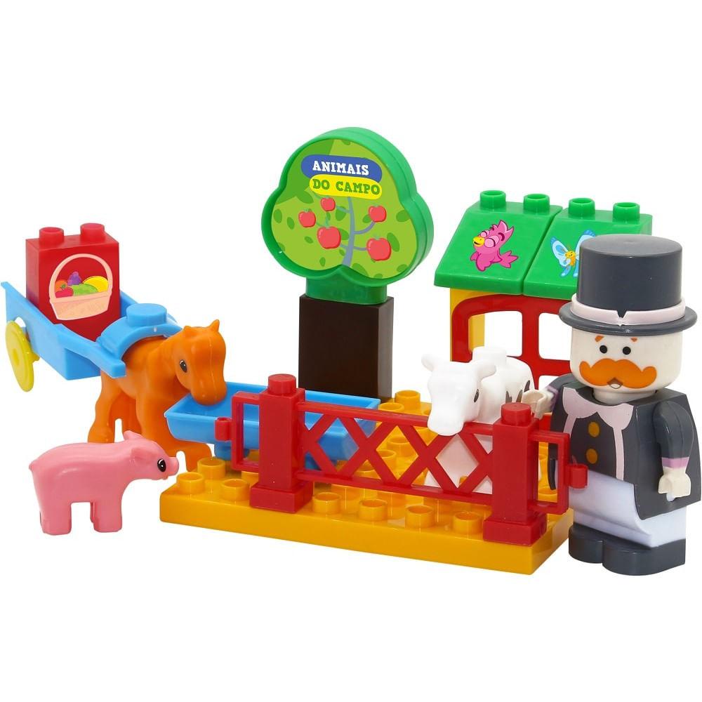 Blocos Playset Bita Animais do Campo - Monte Líbano em Oferta na Shopee