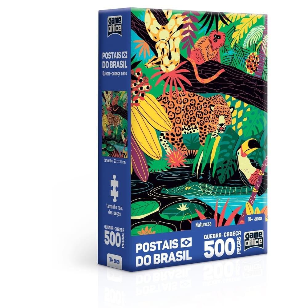 Imagem Quebra Cabeça Postais do Brasil Natureza 500 peças - Toyster