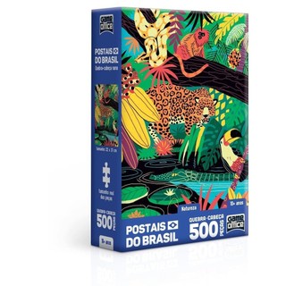 Quebra Cabeça Postais do Brasil Natureza 500 peças - Toyster em Oferta na Shopee