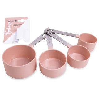 Xícaras Medidoras Cozinha Confeitaria Bolo 4 Peças Hércules