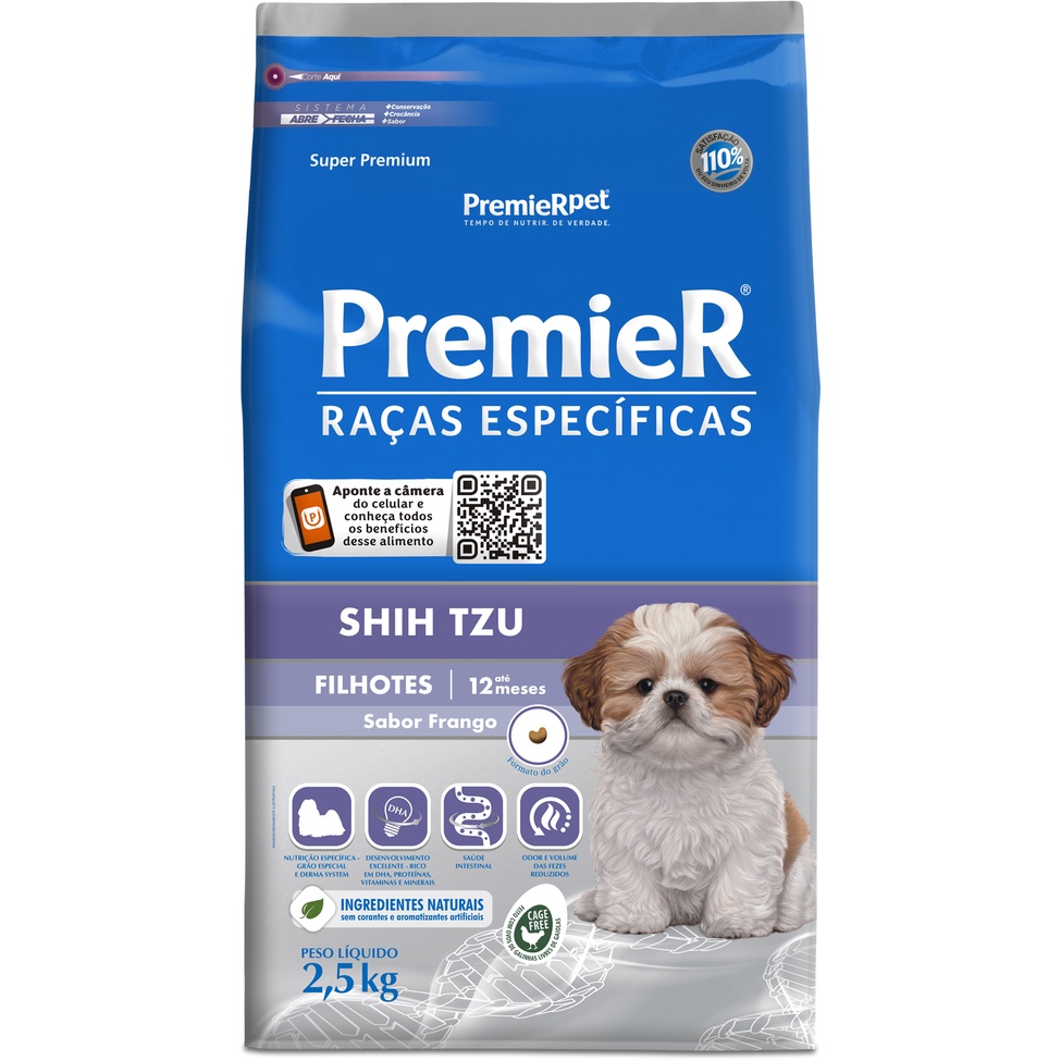 PREMIER SHIH TZU FILHOTES 2,5 KG