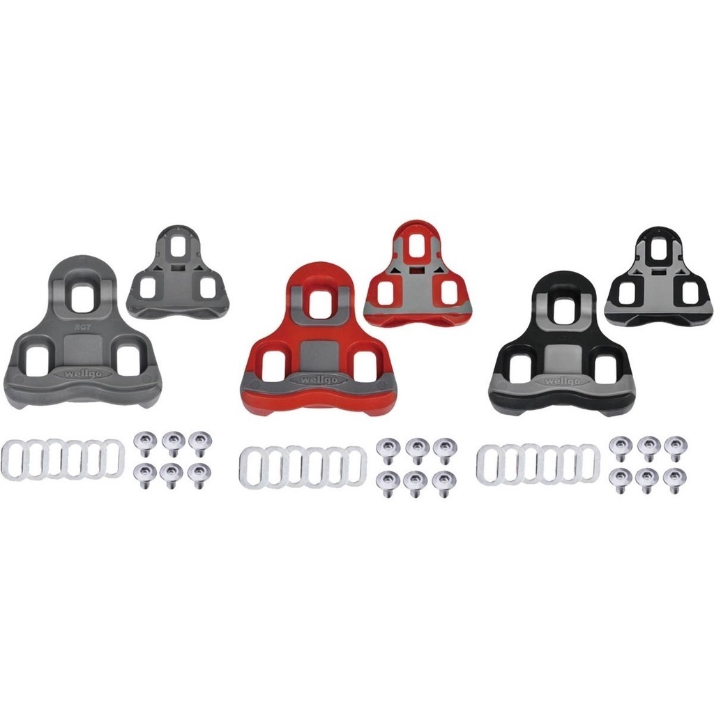Taquinho Speed Taco Pedal Look Kéo Wellgo Rc7 Pro 0/6/9° Nf