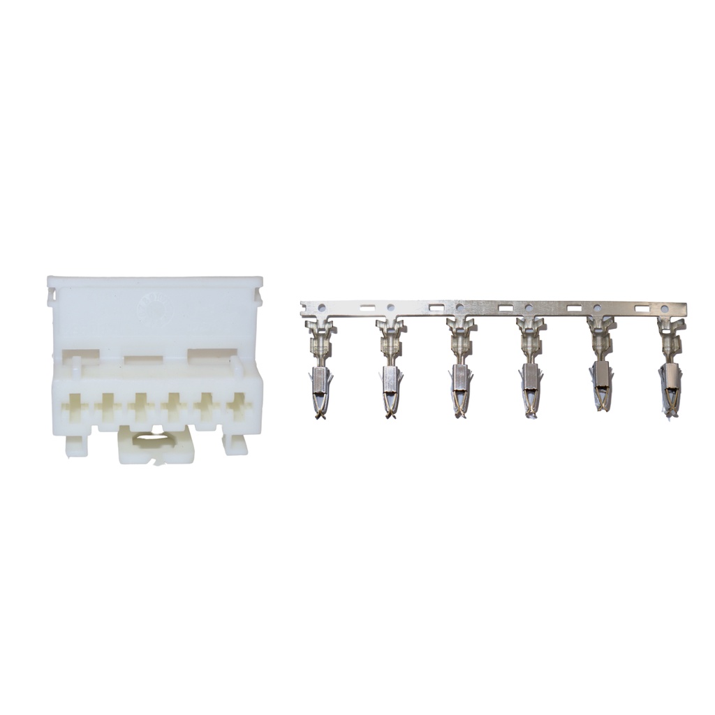 Kit Plug Chicote 6 Vias Lanterna Traseira Palio G2 G3 G4 G5