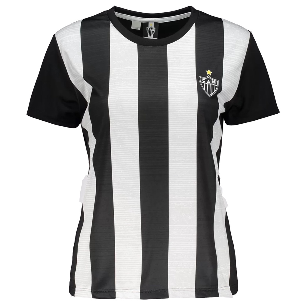 Camisa Atletico Mineiro Feminina Wag Oficial Babylook 