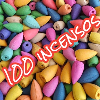 100 Incensos Cone Cascata de Fumaça Escultura Natural Nirvana Longa Duração em Oferta na Shopee