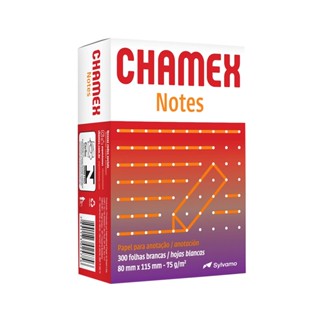 Bloco de anotações s/pauta Notes 80mmx115mm 300fls Chamex