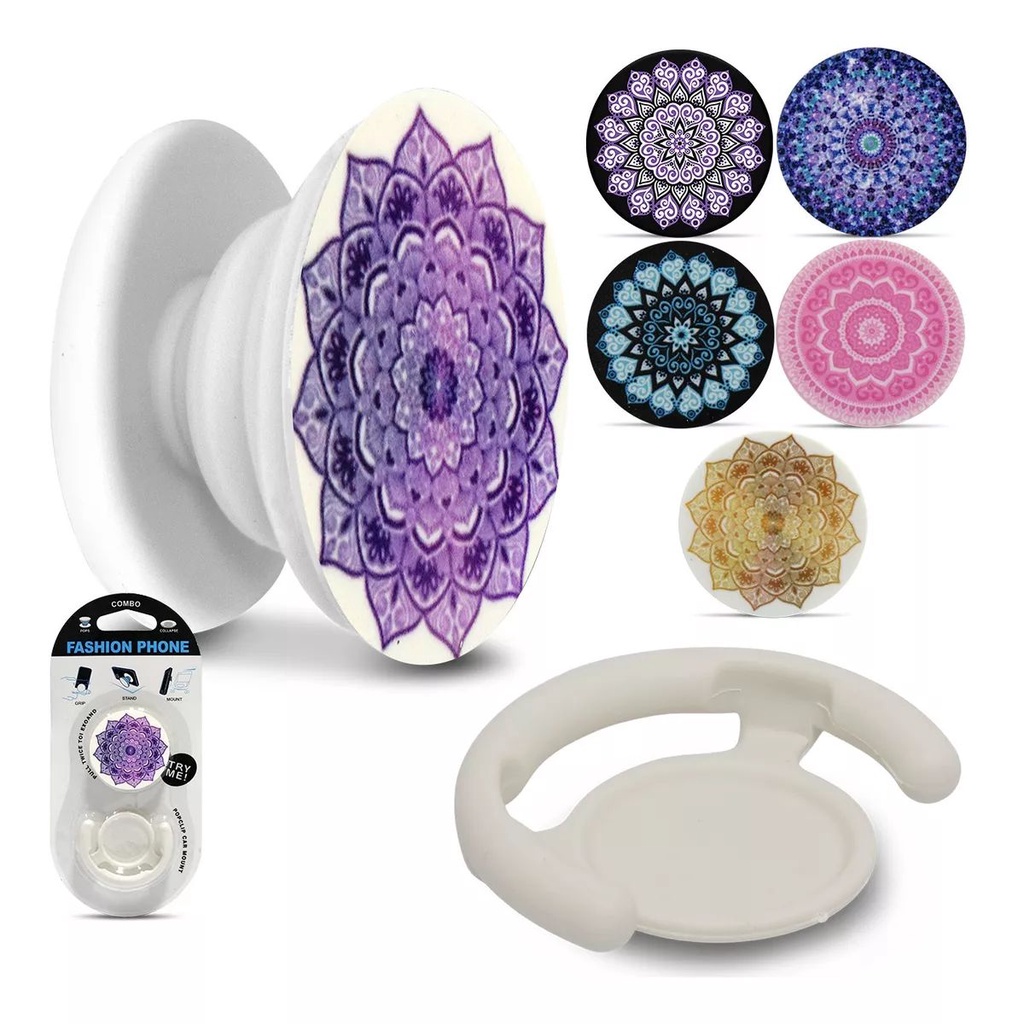 Suporte Celular Original Selfie Universal Mandalas Nc em Oferta na Shopee