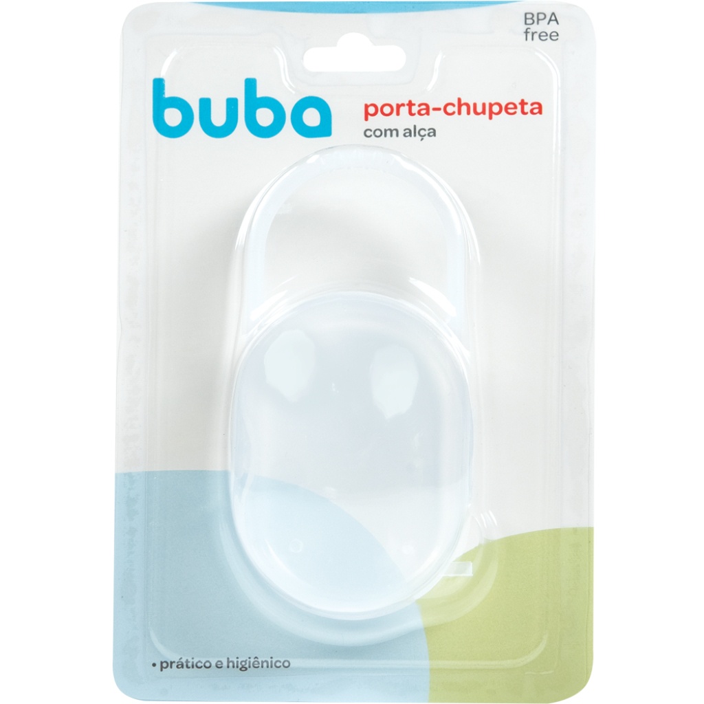 Porta Chupeta com Alça Prático Plástico Bebê Infantil 5418 Buba em Oferta na Shopee