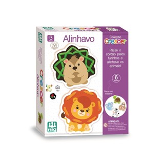 Jogo Infantil Alinhavo Animais Coleção Crescer 0457 - NIG em Oferta na Shopee