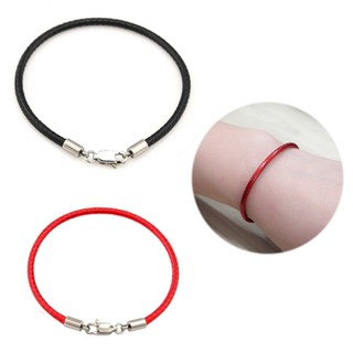 Braceletes De Casais Simples Ajustáveis Charme Lucky Rope 1PC Couro Fofo Malha Graciosa Jóias Amantes De Presente Dia dos Namorados