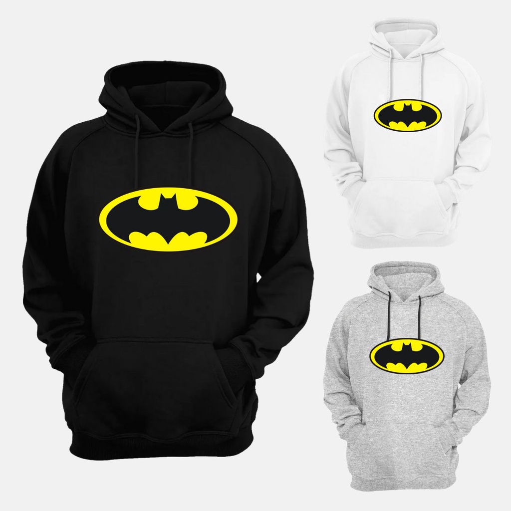 Blusa Moletom Unissex Canguru Casaco Blusa de Frio Moleton Com Estampa Batman Use Miron