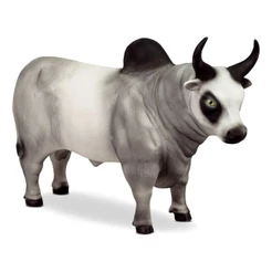 Brinquedo Boi Touro Farm Animais Da Fazenda - Bee Toys - Envio Imediato
