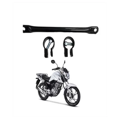 Trava De Guidao Preto Moto Honda Fan Titan Start Cargo 160