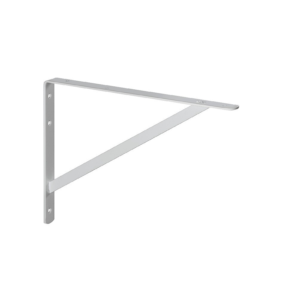 MFL 25 MÃO FRANCESA LEVE 20CM. Suporte em L (Mão Francesa) em aço carbono com 140x230mm. suporte para prateleira, cantoneira, gancho em L, mão franceza, suporte de parede para prateleira